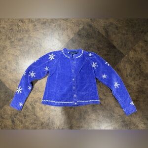 Catherine Stewart Snowflake sweater. Small